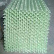 玻璃鋼斜管填料的處理工藝及效果。